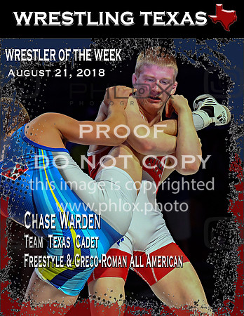 Wrestler of the Week Chase Warden