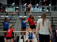 2025-10-7 Marcus @ Hebron - Girls - Varsity - Volleyball