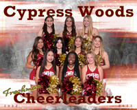 2022 Cy Woods Cheer Team Portraits