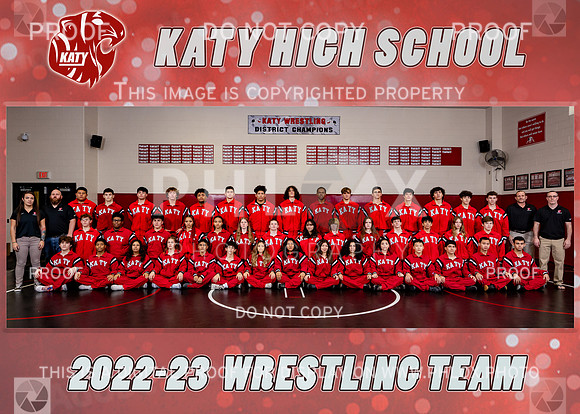 Katy Wrestling FULL TEAM 5X7