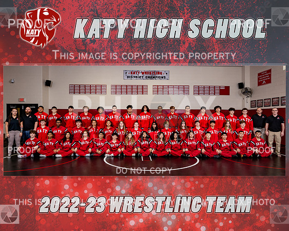 Katy Wrestling FULL TEAM 8x10