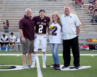 2022-9-8 Cy Woods @ Cy-Fair - Sr Ceremonies and Sidelines FB - Varsity