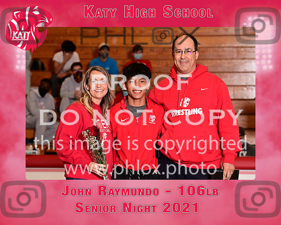 106 Raymundo Katy Wrestling Senior Night 8x10