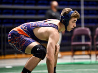 195 Connor McGhee, April 5th, UIL District 10-6A Boys Wrestling, High Resolution Images