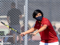 2020 Varsity  Tennis Cy Woods vs Cy Ranch