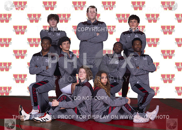 2023 Cy Woods Wrestling Seniors