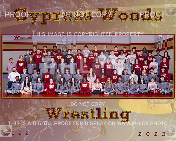 2023 Cy Woods Wrestling ALL