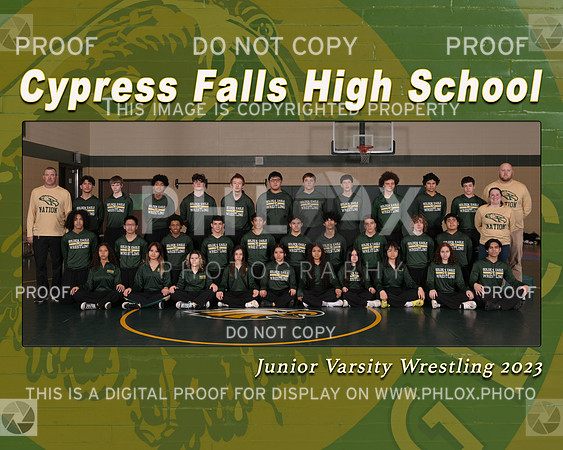 CyFalls Team JV with coaches