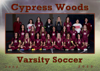 2023 Cy Woods Soccer girls Varsity 5x7