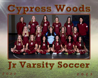 2023 Cy Woods Soccer girls JV 8x10