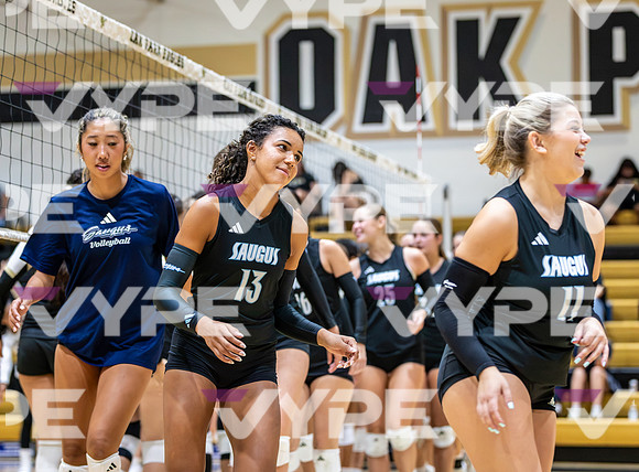 Oak Park vs Saugus Girls Varsity High School Volleyball-0006