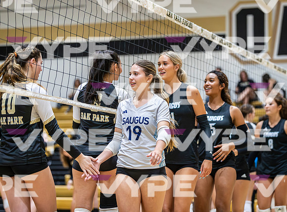 Oak Park vs Saugus Girls Varsity High School Volleyball-0003