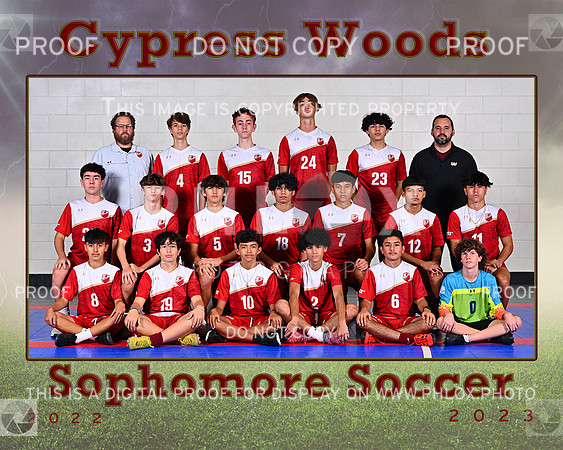 2023 Cy Woods Soph Soccer 8x10