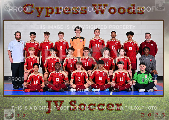 2023 Cy Woods JV Soccer 5x7