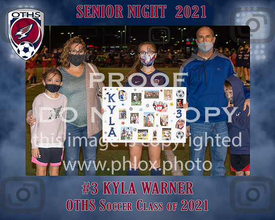 3 - Kyla Warner Senior Night 8x10