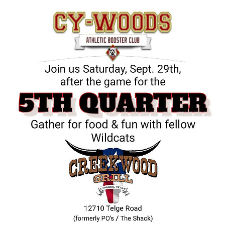 5th Qtr Sept 29