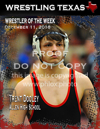 Wrestler of the Week Trent Dooley