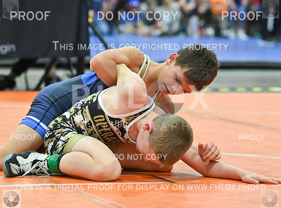 Alec Alfortish (Brother Melchior Wrestling Club) won by decision over Cael Danielson (Texas Elite Wrestling Club) (Dec 4-3)--3