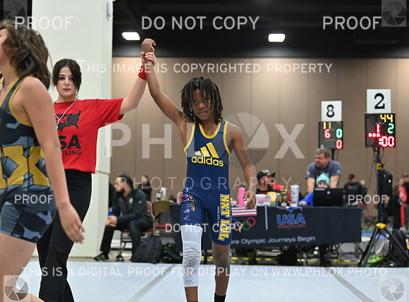 Amir Jones (Sentinels Wrestling Academy) won by major decision over Austin Toscano (NXT Level Wrestling Academy) (Maj 11-2)-