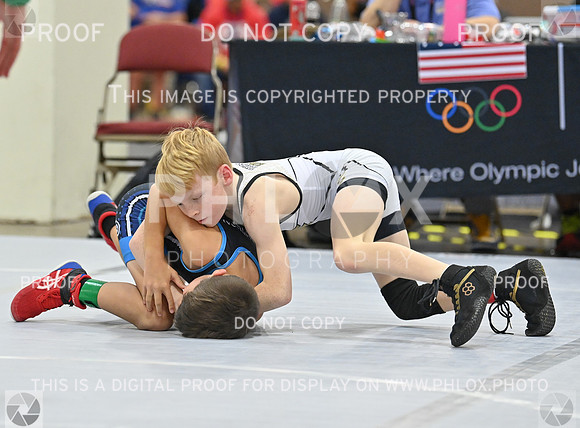 Beckett Todd (Texas Elite Wrestling Club) won by fall over Hiett Johnson (NB Elite Wrestling Club) (Fall 2-48)--3