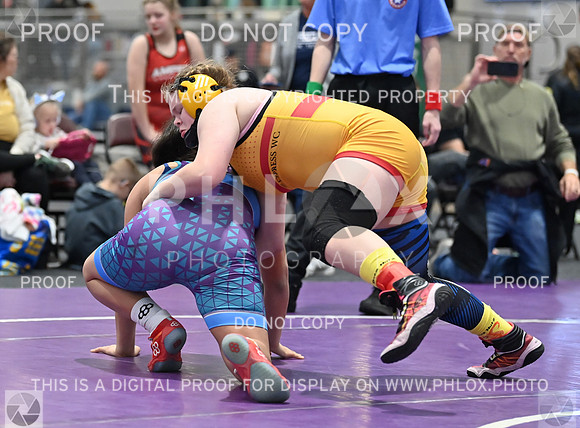 Jaida Kuntz (Cypress Wrestling Club) won by fall over Grace Johnson (Katy Area Wrestling Club) (Fall 0-10)--3