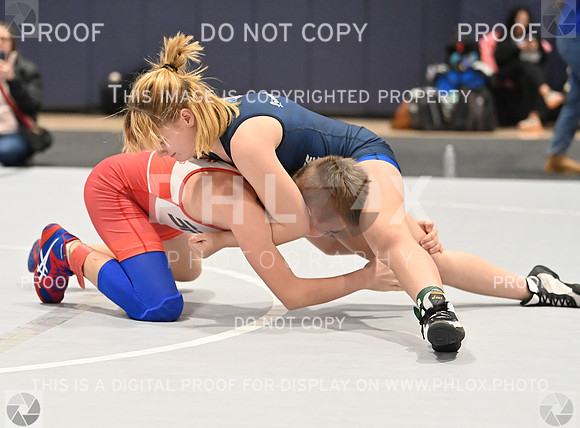 Natalie King (Gracie Barra Westchase Wrestling Club) won by decision over Conrad Stoops (3F Wrestling) (Dec 6-0)-
