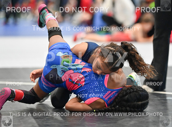 Zaylah Castillo (Gracie Barra Westchase Wrestling Club) won in sudden victory - 1 over Serenity Esparza (Mission Wrestling Club) (SV-1 6-4)--4