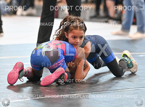 Zaylah Castillo (Gracie Barra Westchase Wrestling Club) won in sudden victory - 1 over Serenity Esparza (Mission Wrestling Club) (SV-1 6-4)--6