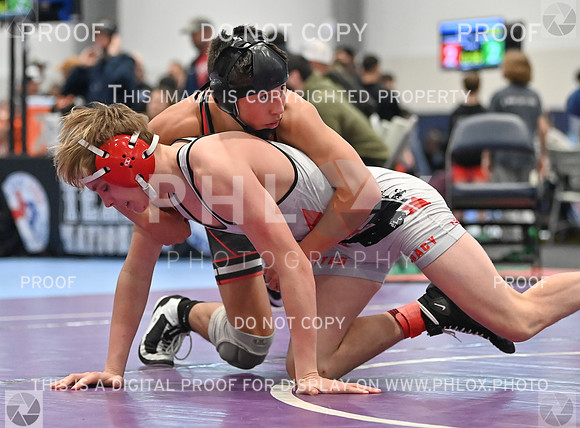 Hunter Gordon (Ranger 47 Wrestling Club) won by tech fall over Cohen Olsen (Best Trained Wrestling) (TF 23-8)--3