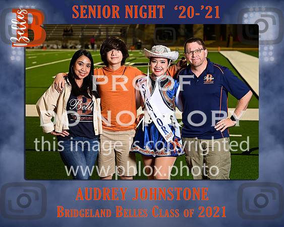 Audrey Johnstone-Bridgeland Belles Senior Night 8x10