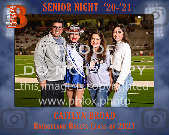 Caitlyn Broad-Bridgeland Belles Senior Night 8x10