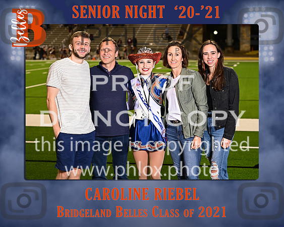 Caroline Riebel-Bridgeland Belles Senior Night 8x10