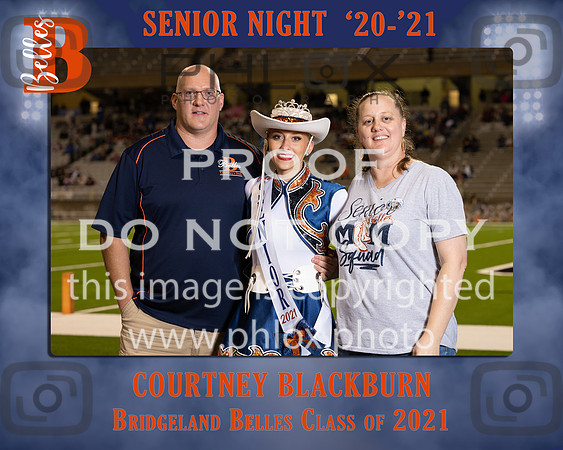 Courtney Blackburn-Bridgeland Belles Senior Night 8x10
