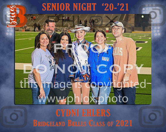 Cydni Ehlers-Bridgeland Belles Senior Night 8x10