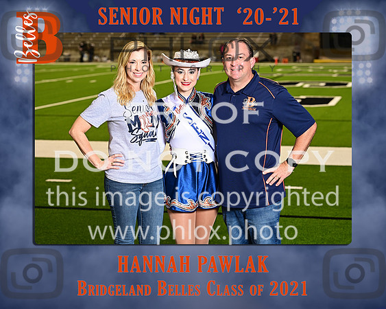 Hannah Pawlak-Bridgeland Belles Senior Night 8x10
