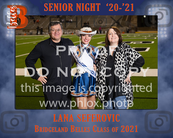 Lana Seferovic-Bridgeland Belles Senior Night 8x10