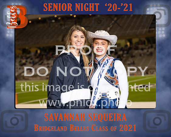 Savannah Sequeira-Bridgeland Belles Senior Night 8x10
