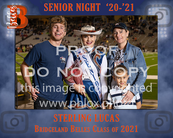 Sterling Lucas-Bridgeland Belles Senior Night 8x10
