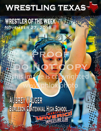 Wrestler of the Week Yauger Nov 27