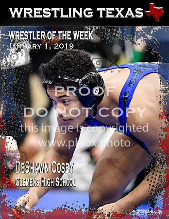 Wrestler of the Week Jan 1 Cosby